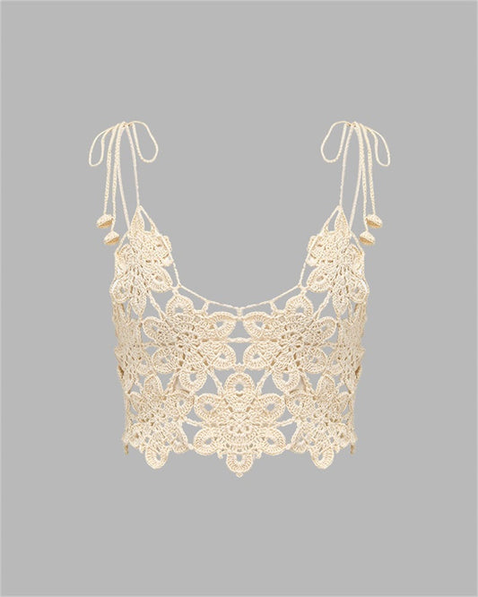 Eckleche Lace Crop Top