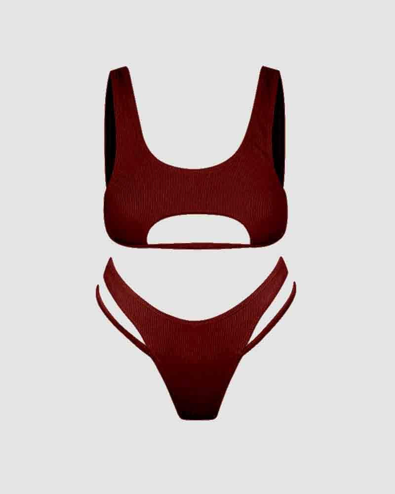 Andromeda Cut Out Crux Bikini