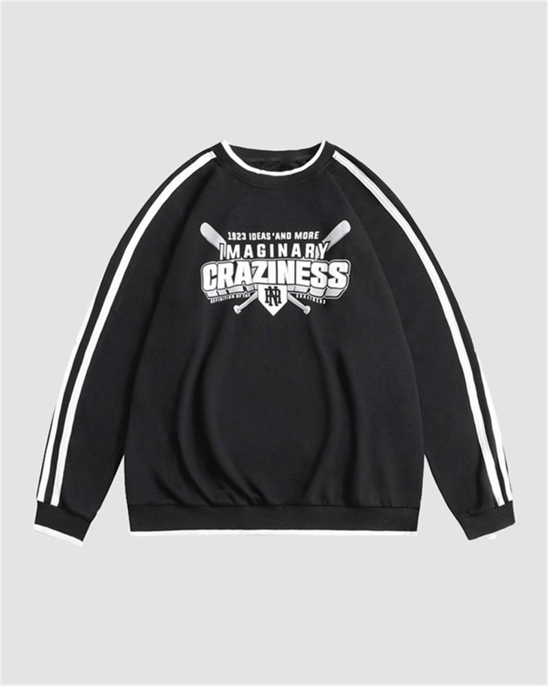 Craziness Baseball Print Jumper