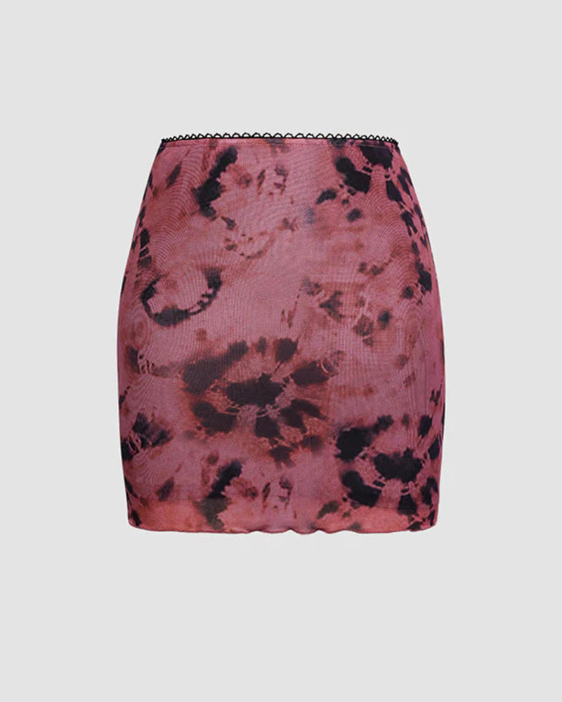 Pigmented Nights Mesh Skirt