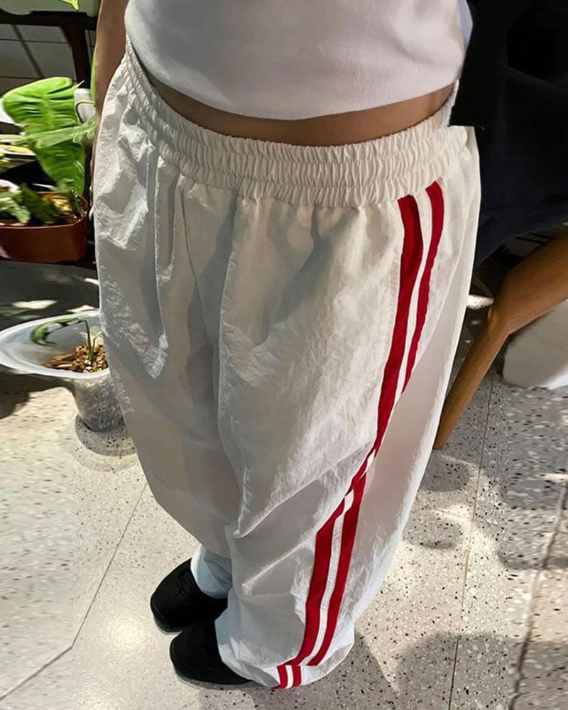 Oversized Track Parachute Pants