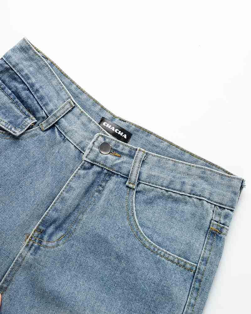 Distressed Star Sonimire Denim Jeans