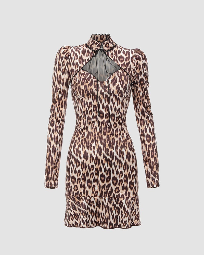 Longing Leopard Tea Dress