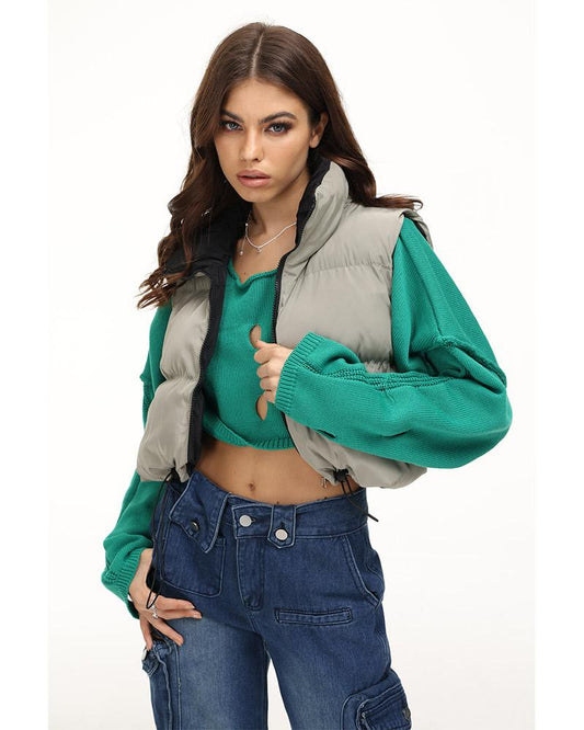 Greenwich Cropped Puffer Jacket