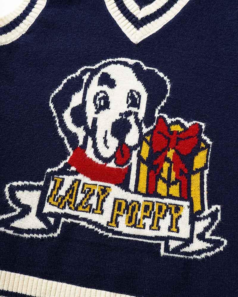 Lazy Puppy Sweater Vest