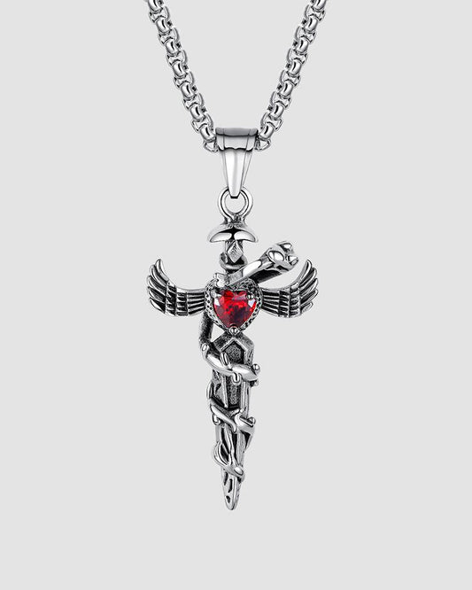 Cutlass Dagger Wings Necklace