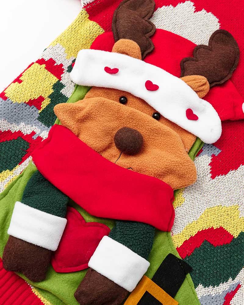 Christmas Santa Claus Doll Sweater