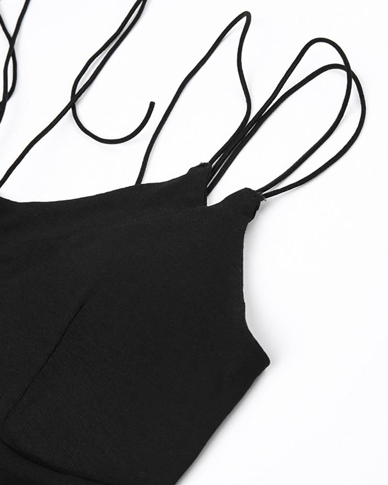 Wildebeak Stringy Halter Top