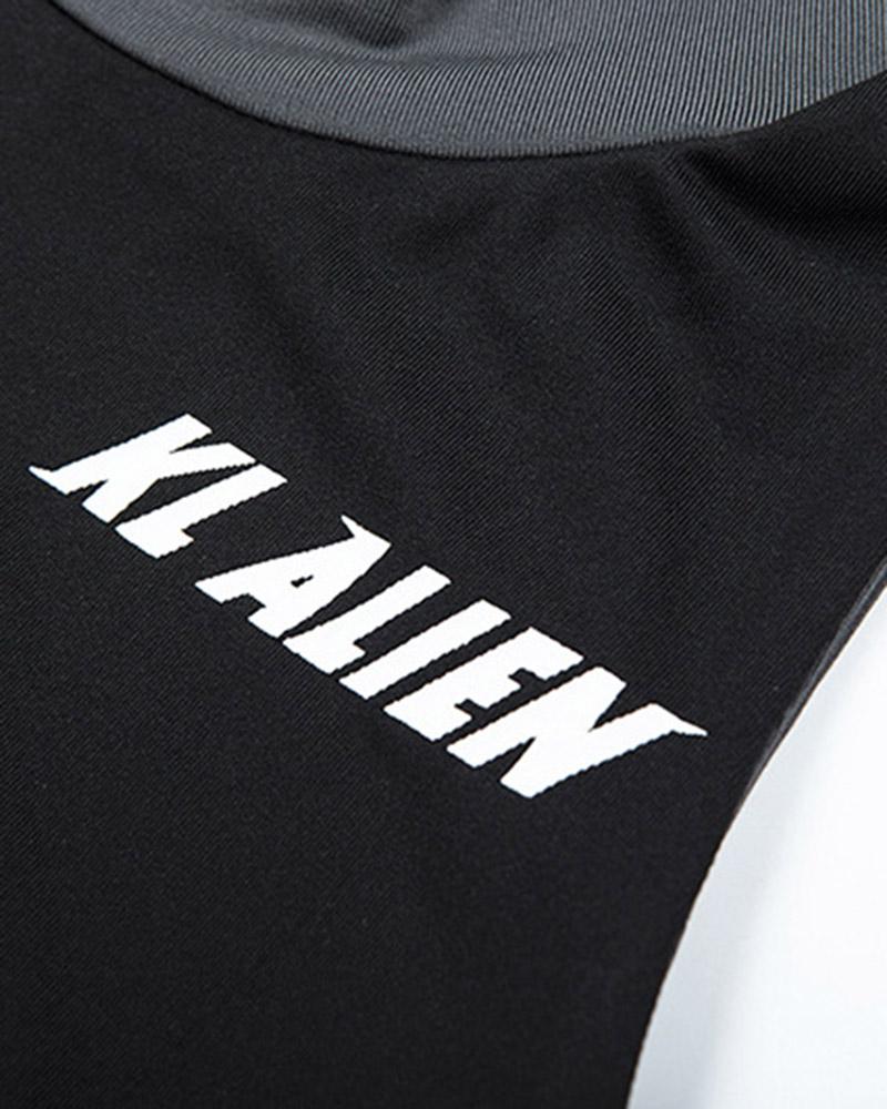 Alien Cut Out Tank Top