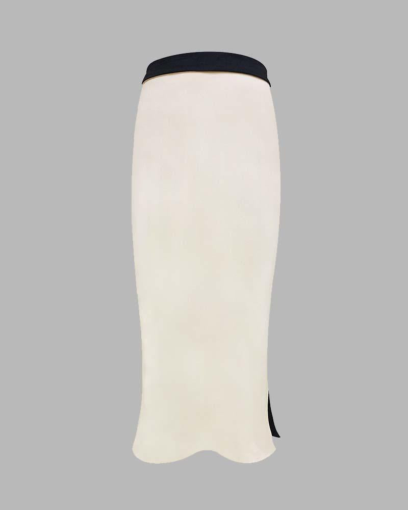 Desree Contrasting Maxi Skirt