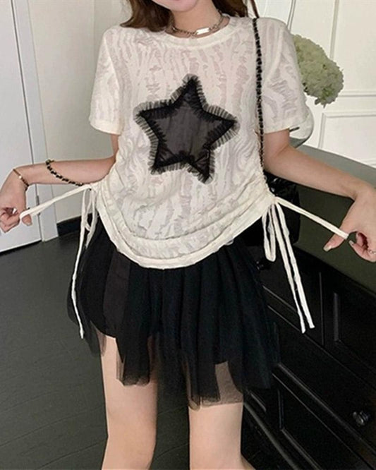 Patch Grunge Star T-Shirt