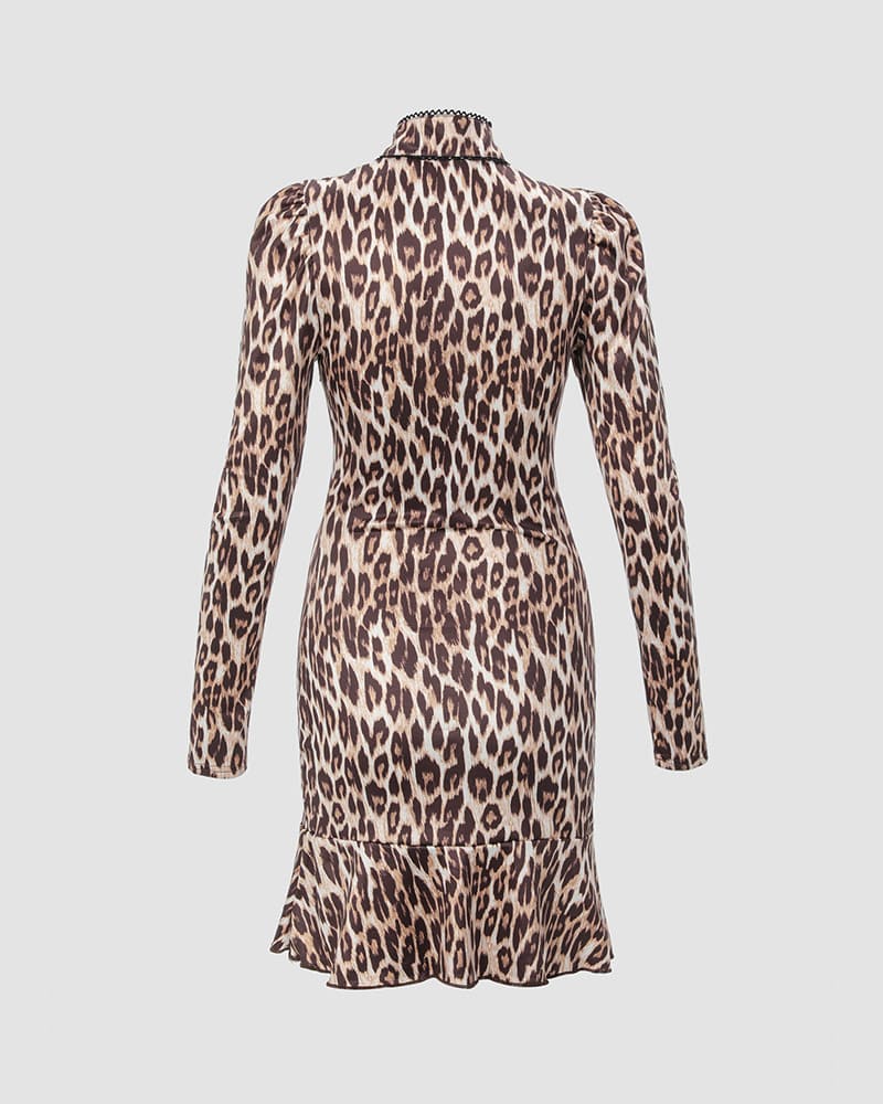 Longing Leopard Tea Dress