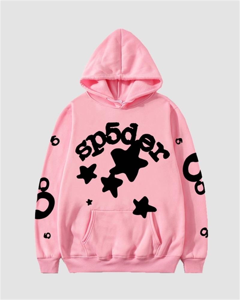 Spider Star Print Hoodie