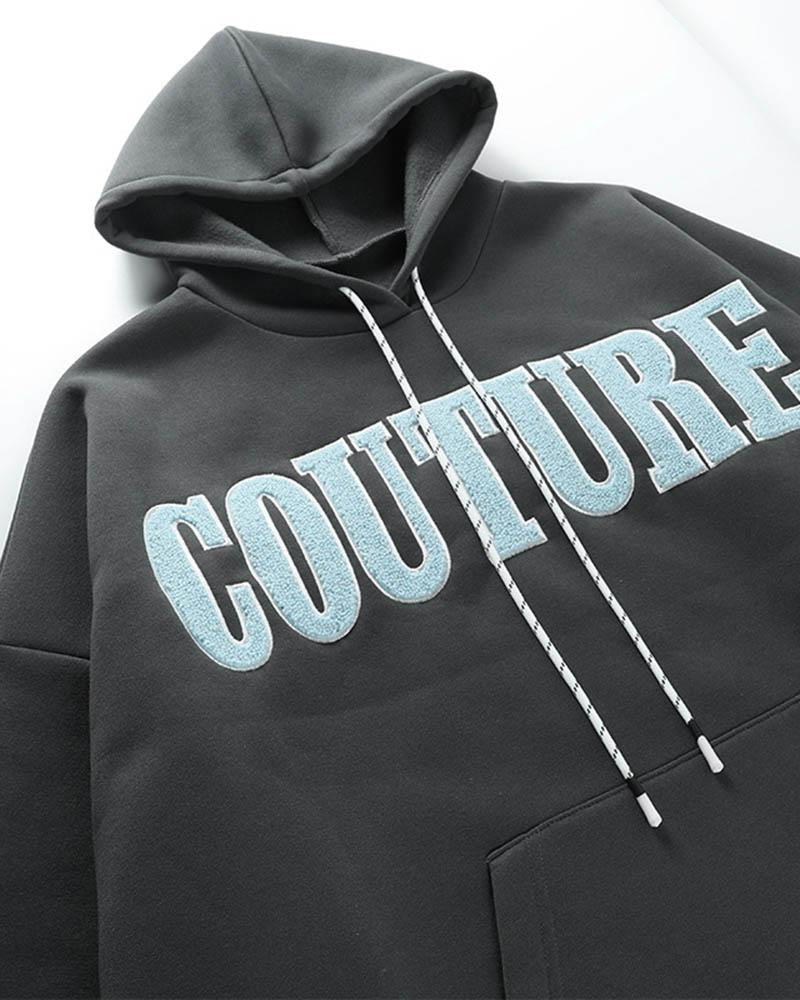 COUTURE Embroidered Hoodie