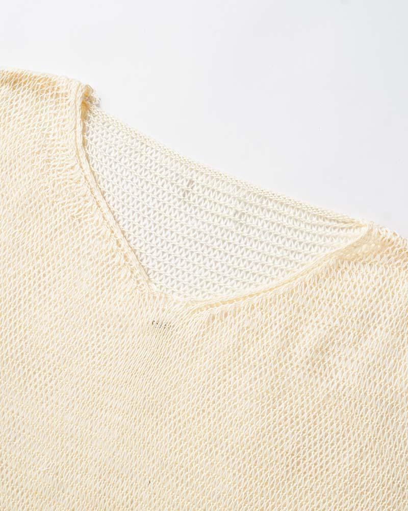 Ethereal Untitled Knit Oversized Sweater