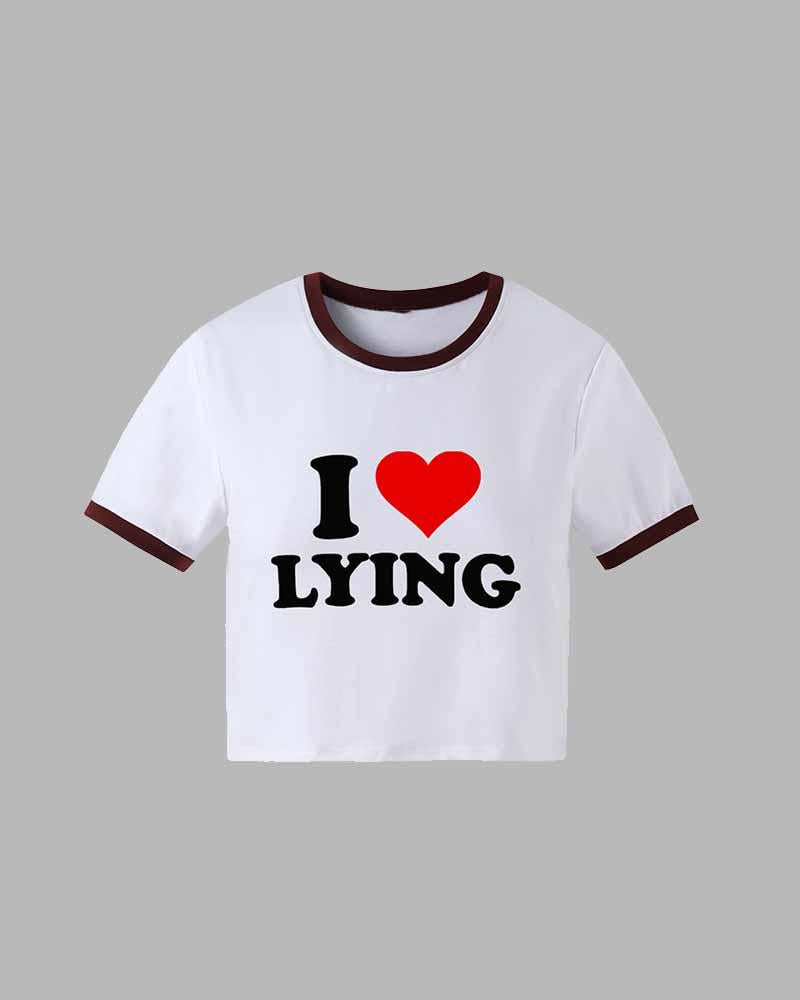 I Heart Lying Baby T-Shirt