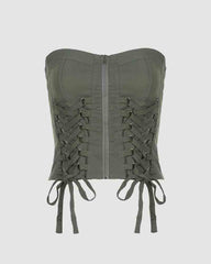 Olive Knolls Corset Top