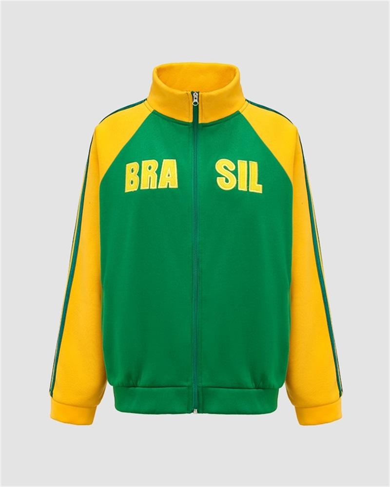 Team Brasil Raglan Zip Jacket