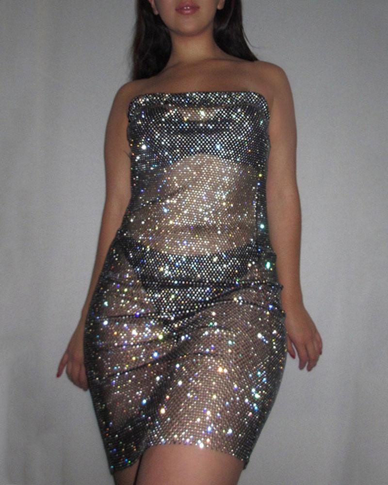 Scorpius Tube Sequin Dress