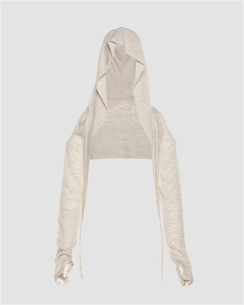 Scarwin Cut Out Hoodie