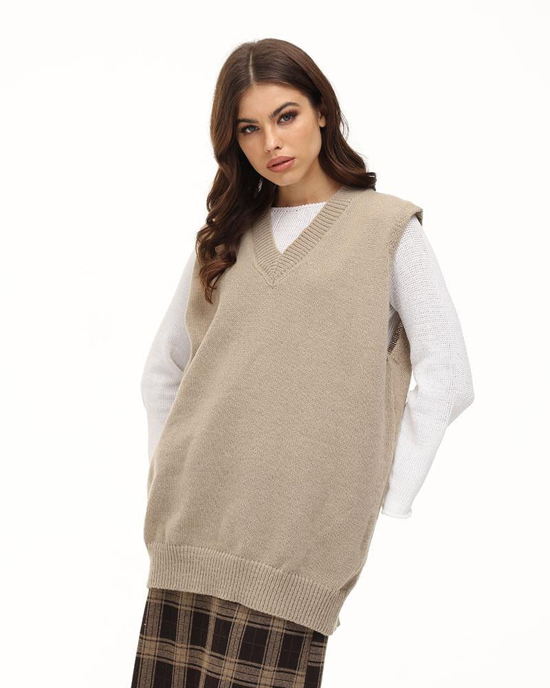 Maianna Oversized Sweater Vest