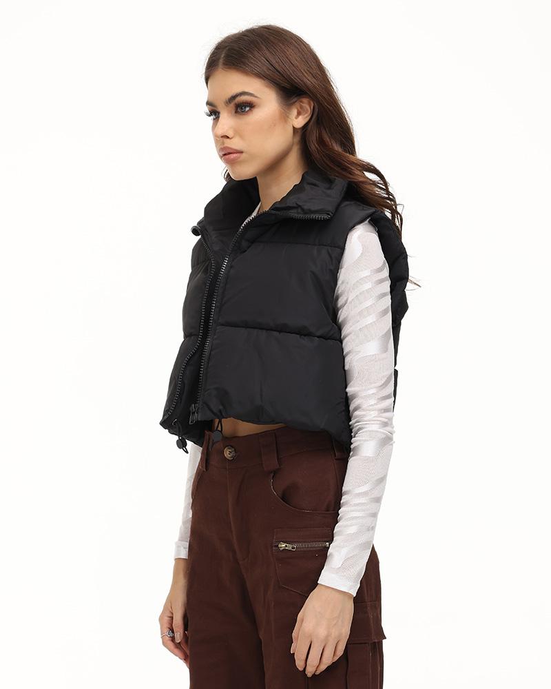 Greenwich Cropped Puffer Jacket