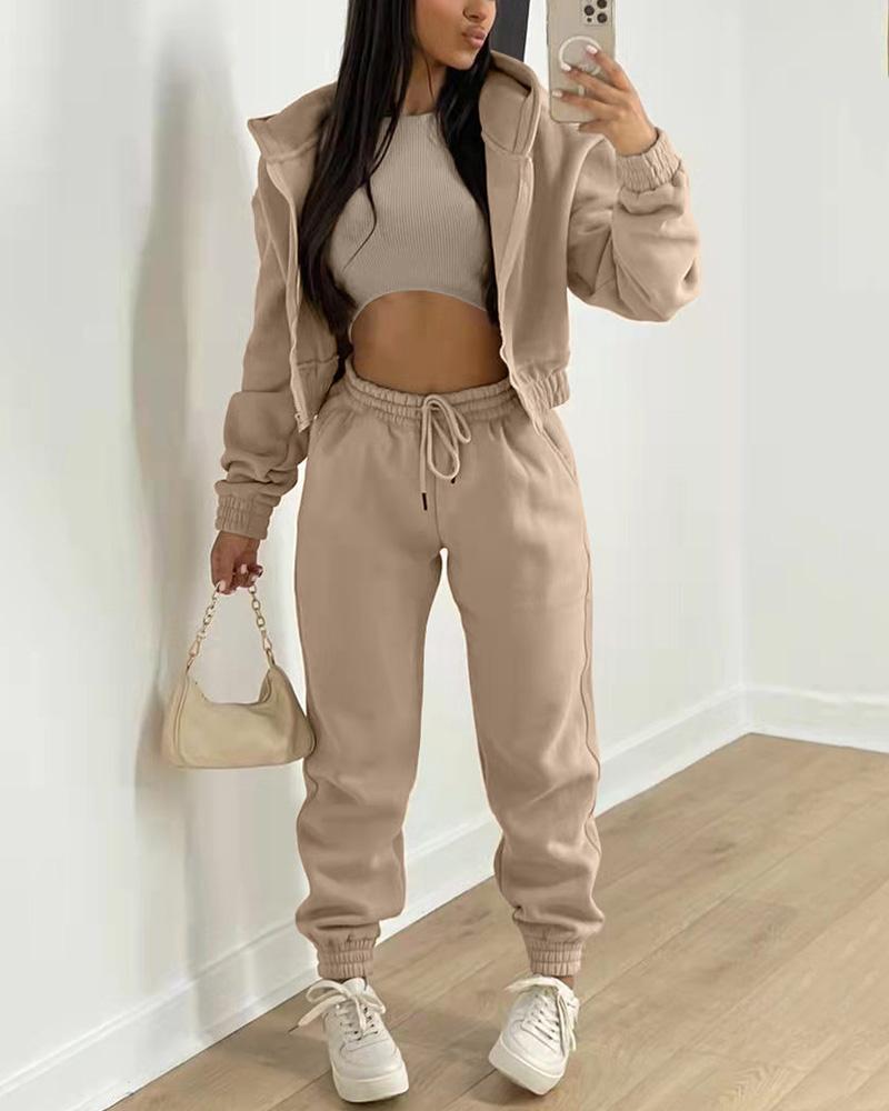 Street Hoodie & Pants Coord Set