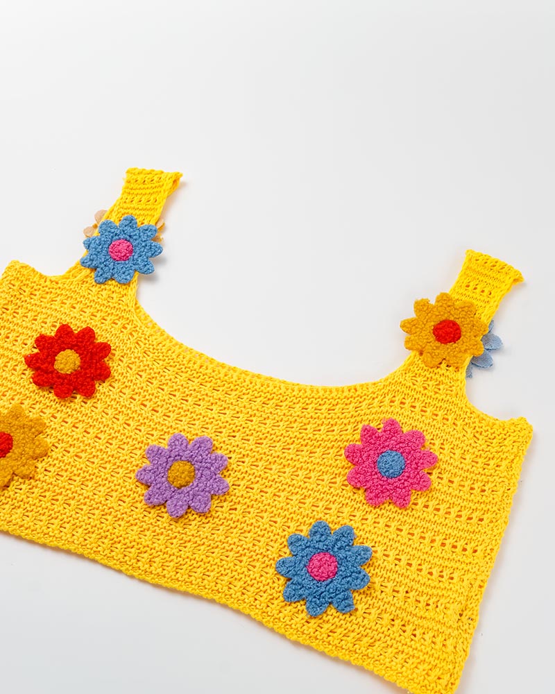 Summer Flowers Crochet Coord Set