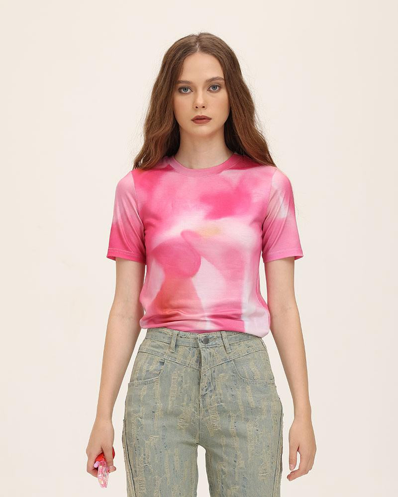 Blurry Rose Mist T-Shirt