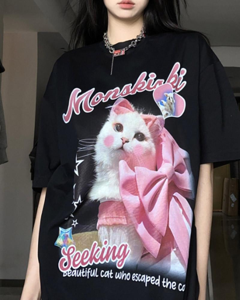 Main Cat-racter Oversized T-Shirt