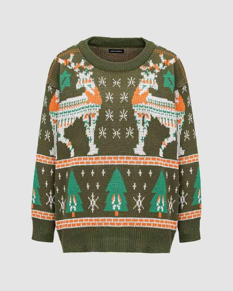 Reindeer Astral Graphic Sweater