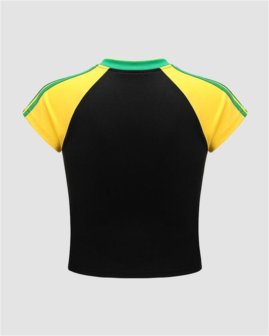 Jamaica Raglan Sporty Top