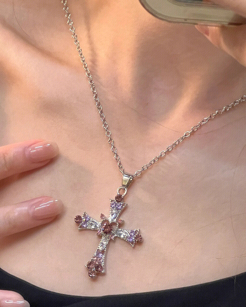 Aerav Budding Cross Necklace