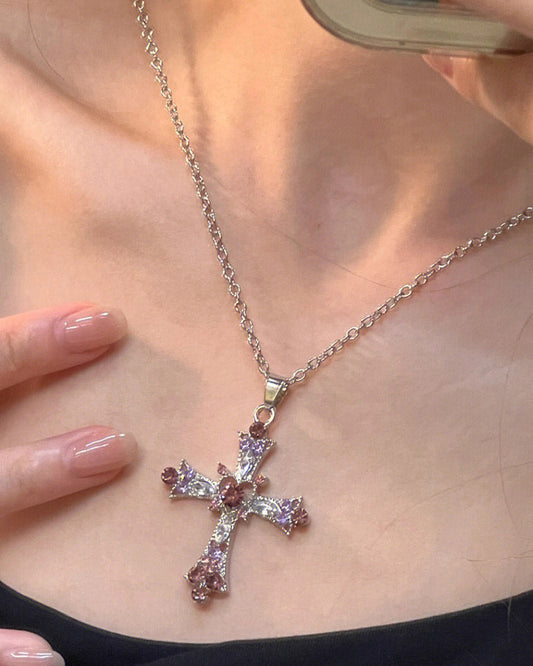 Aerav Budding Cross Necklace