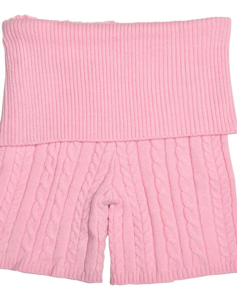 Hooded Twist Knitted Shorts Coords