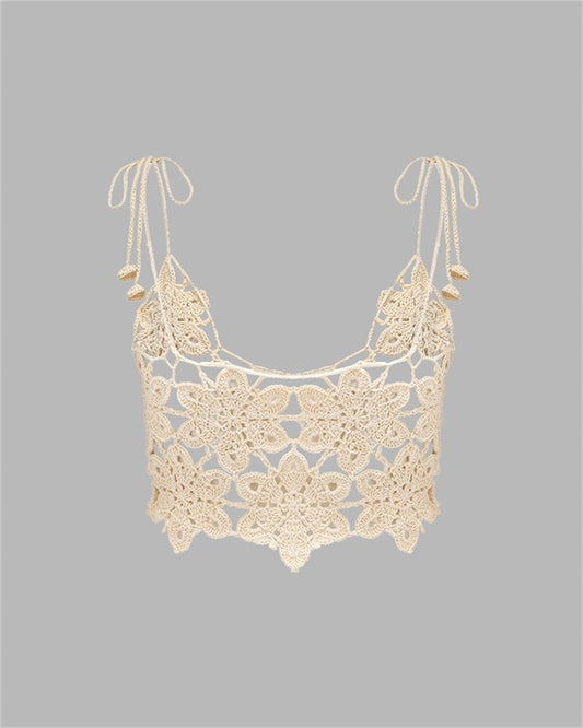 Eckleche Lace Crop Top