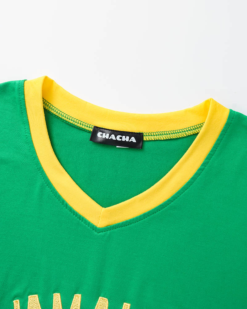 Jamaica Raglan Sports Top