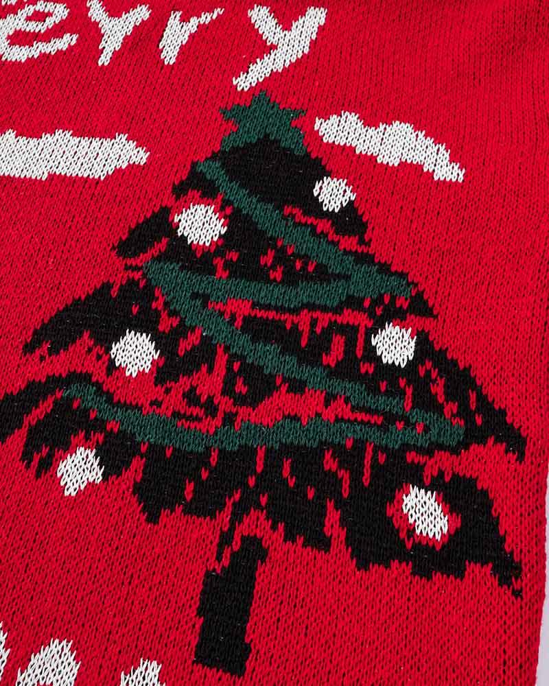 Merry Christmas High Neck Sweater