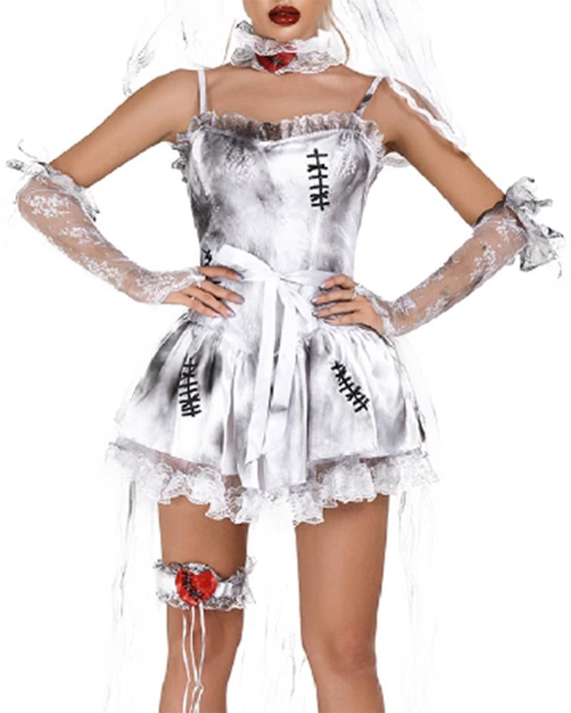 Halloween Vampire Bride Dress