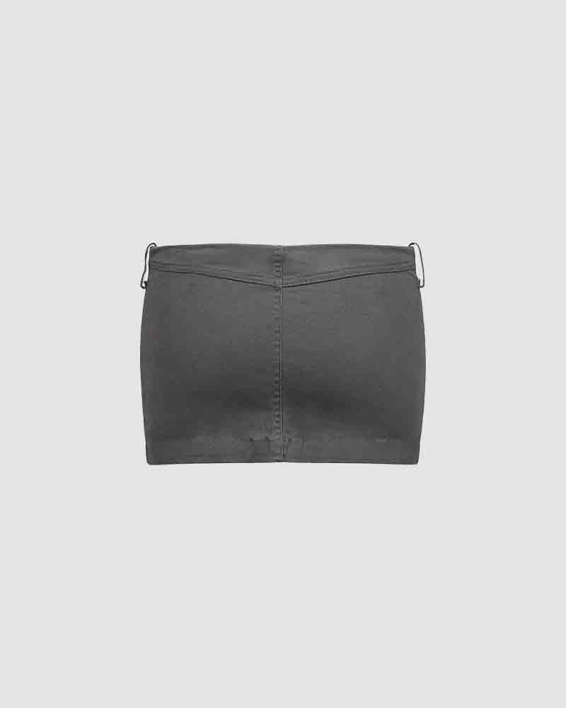 Yalena Mini Cargo Skirt