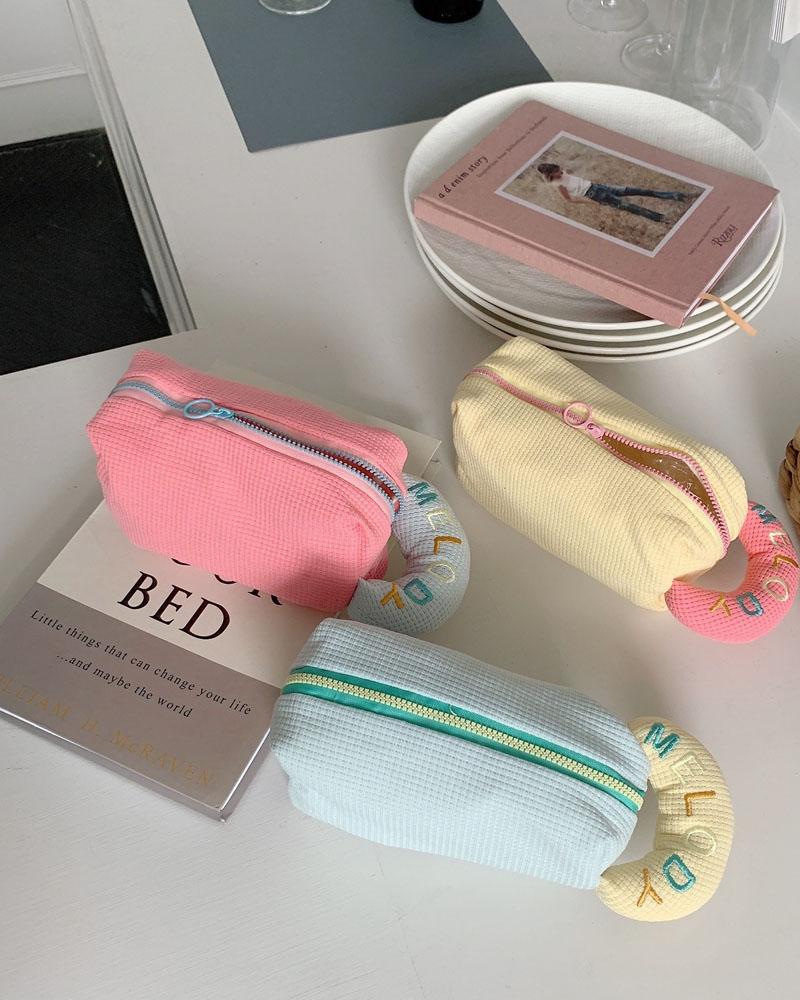 Melody Pastel Contrast Pencil Case