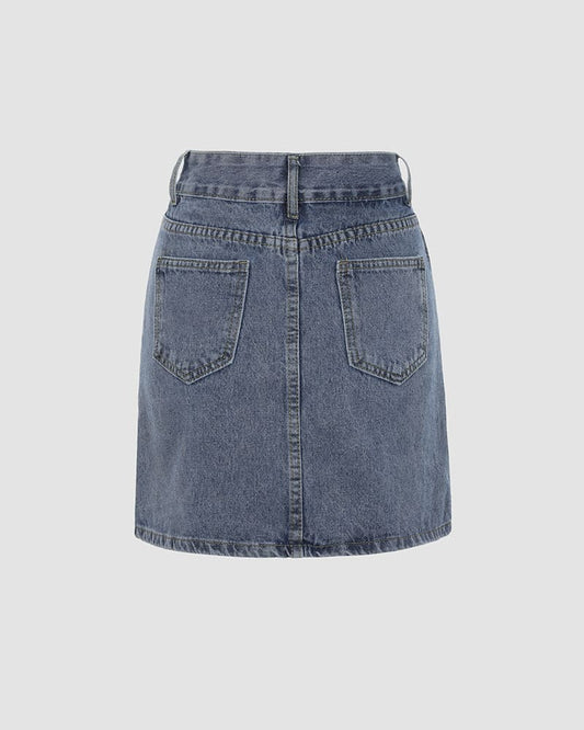 Denim For Days Skirt