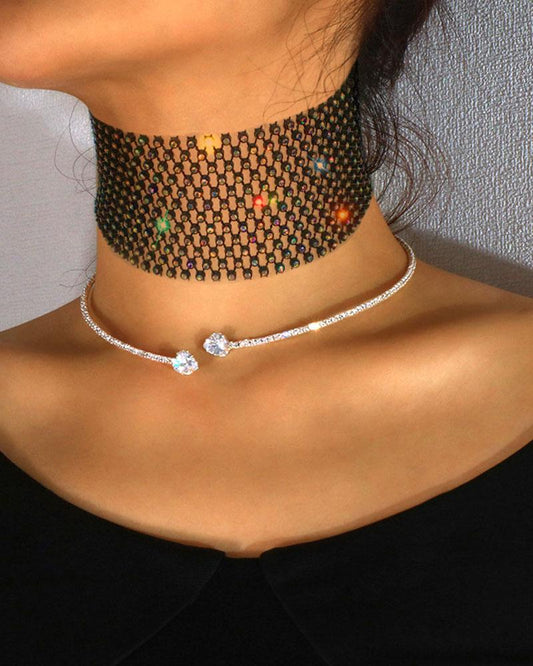 Doom Glitter Neck Choker