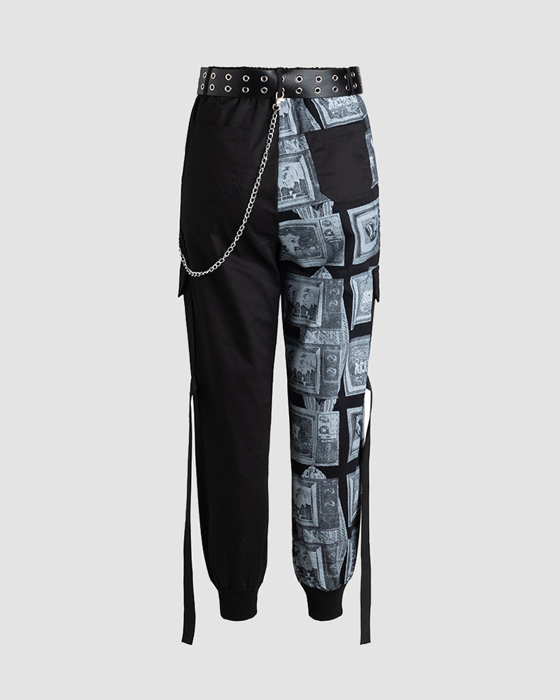 Gothica Slayer Belt Pants