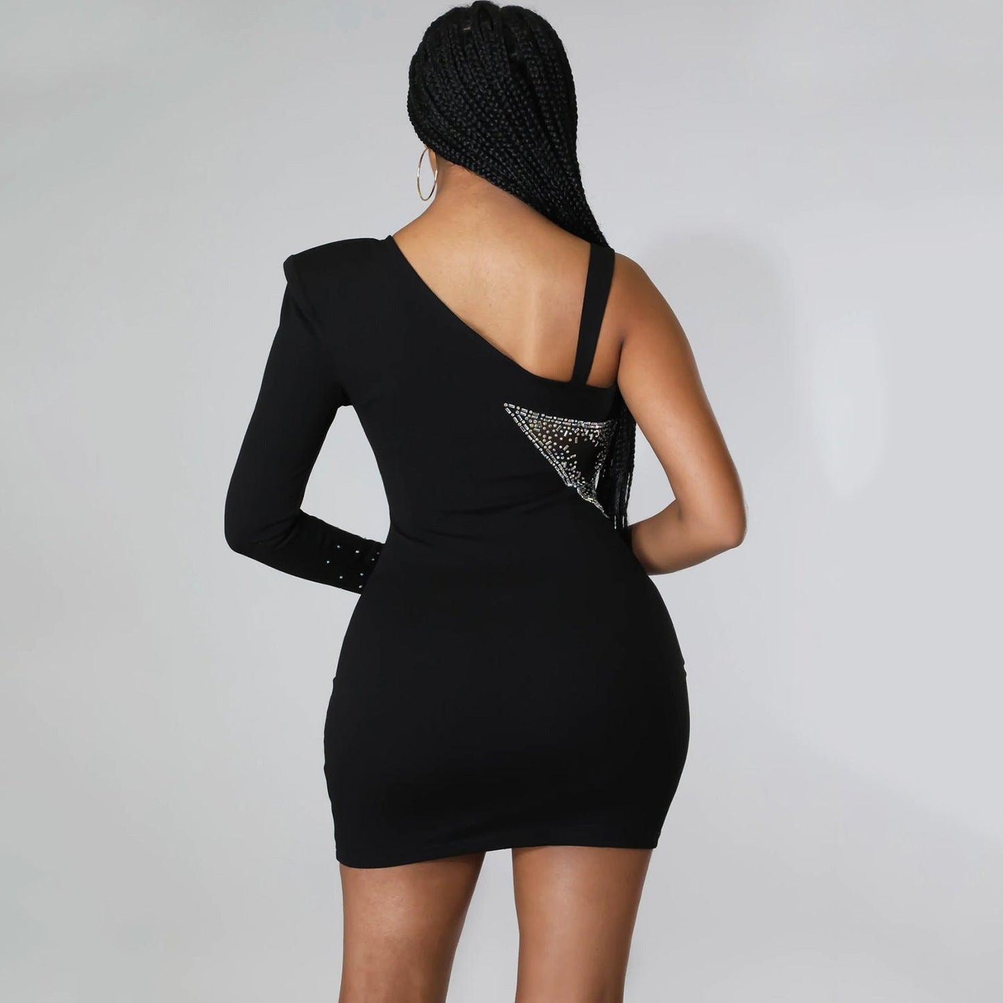 Catch-a-Star Mesh Bandage Mini Dress