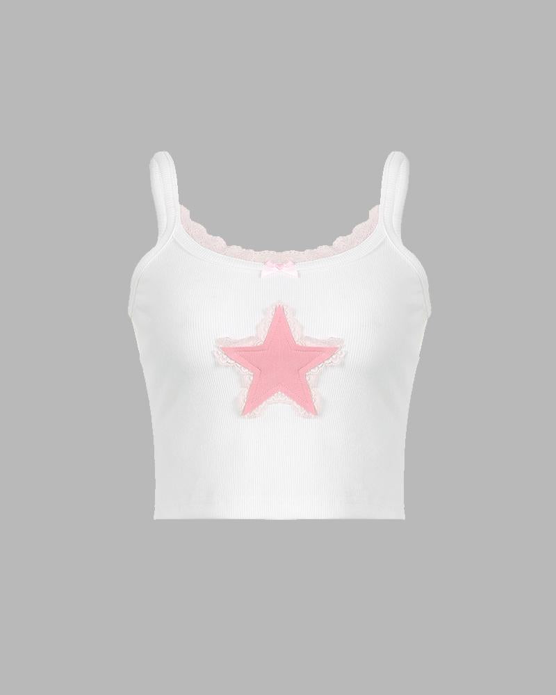 Midbury Rugged Star Crop Tank Top