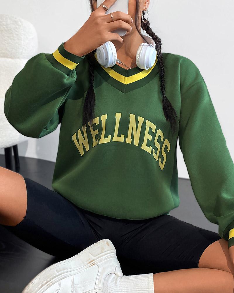 Wellness Contrast Color Jumper