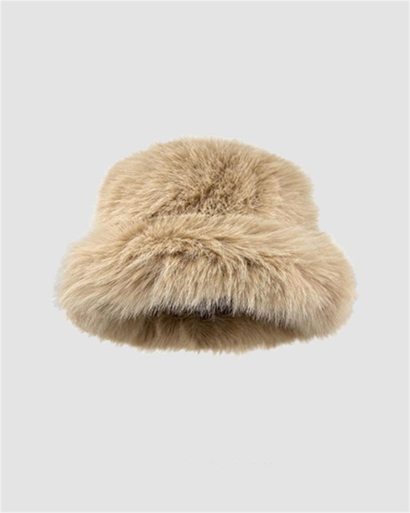 Fur Insulated Fisherman Basin Hat