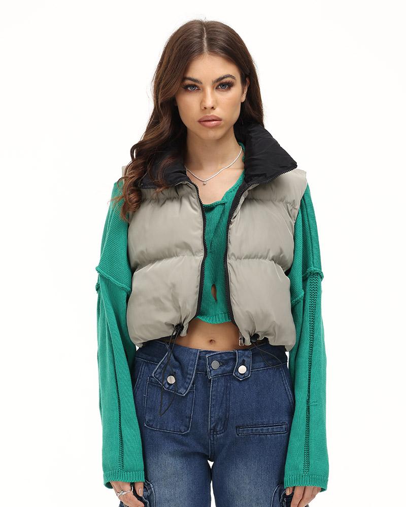 Greenwich Cropped Puffer Jacket