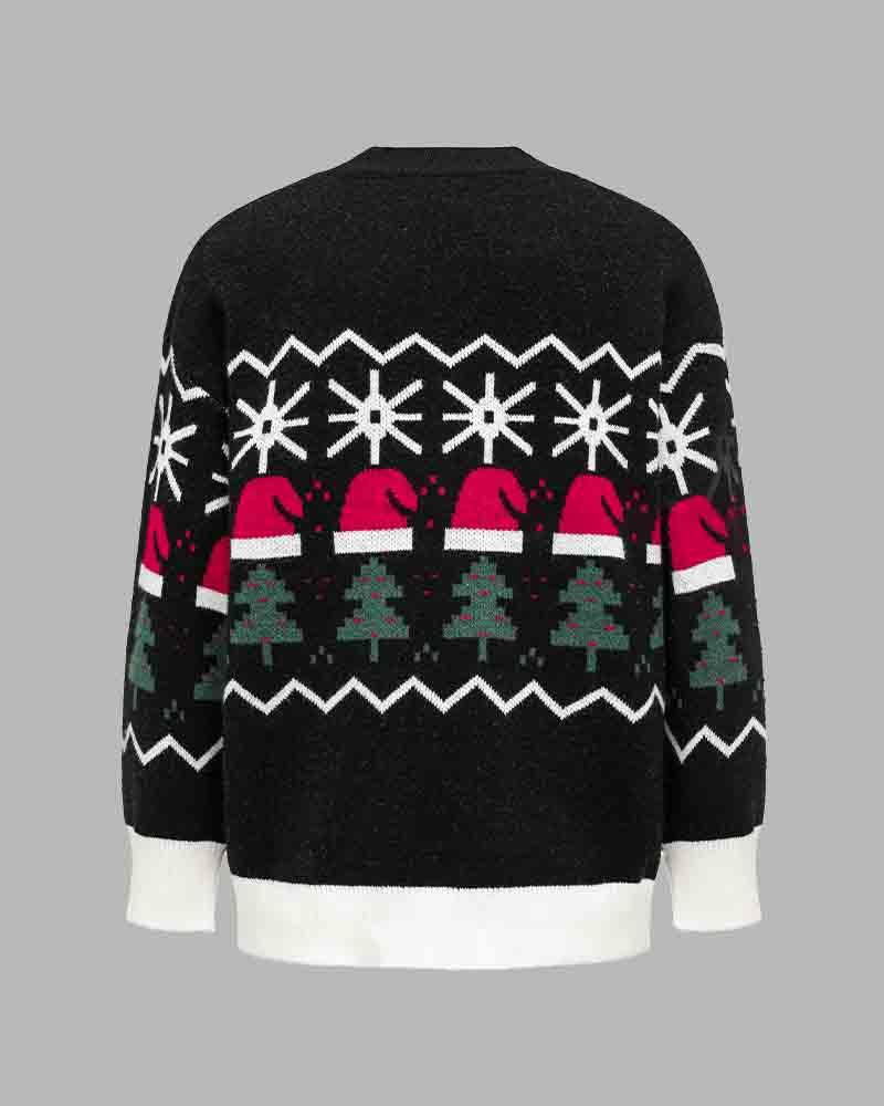 Festive Glen Graphic Jumper